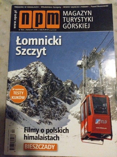 Zdjęcie oferty: NPM magazyn turystyki górskiej 4/2008