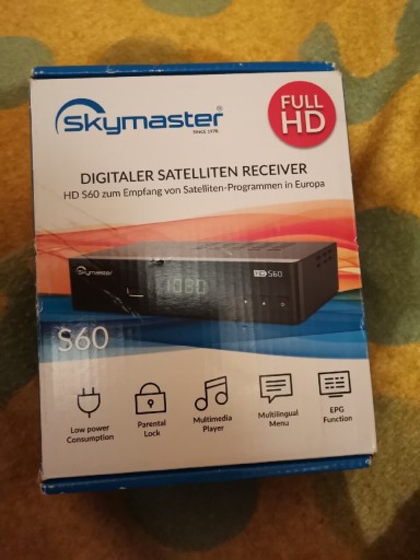Zdjęcie oferty: Dekoder satelitarny DVB-S2 FTA Skymaster HD-S60-N4