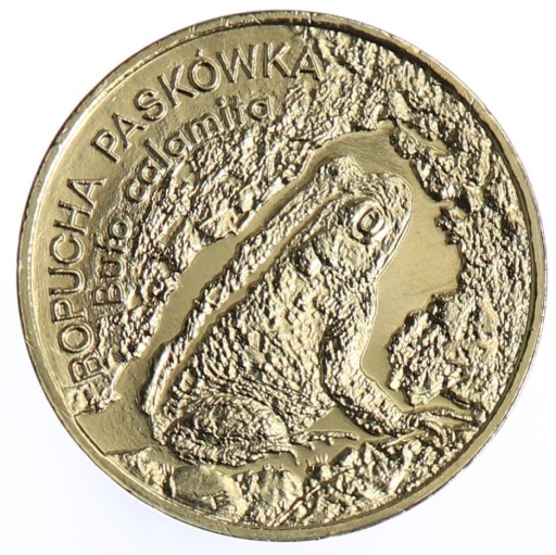 Zdjęcie oferty: 2 zł Ropucha paskówka 1998 rok moneta z woreczka