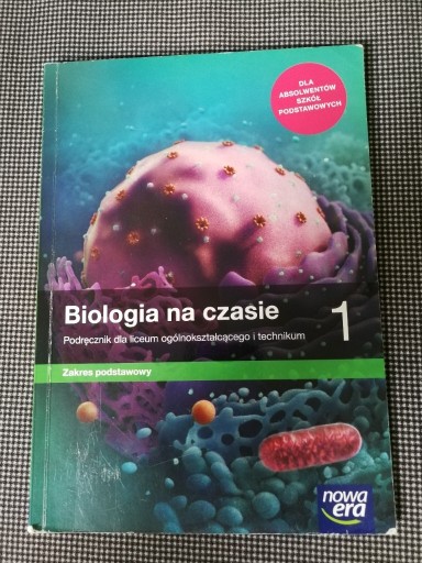 Zdjęcie oferty: Podręcznik Biologia na czasie 1 zakres podstawowy