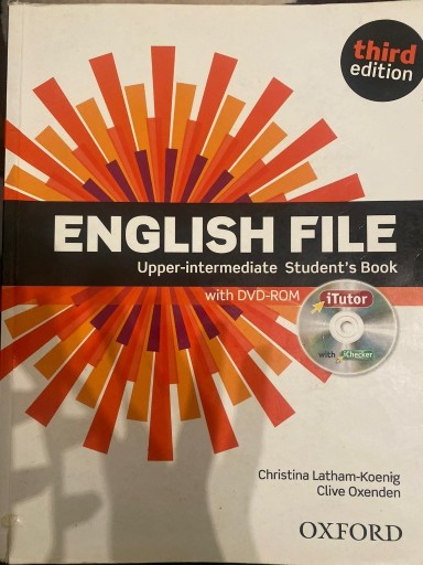 Zdjęcie oferty: English file Upper-intermediate Book z DVD-ROM