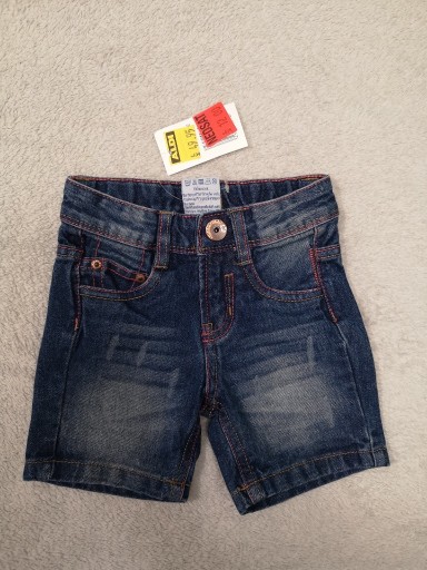 Zdjęcie oferty: Nowe szorty krótkie spodenki jeansowe Papagino 80