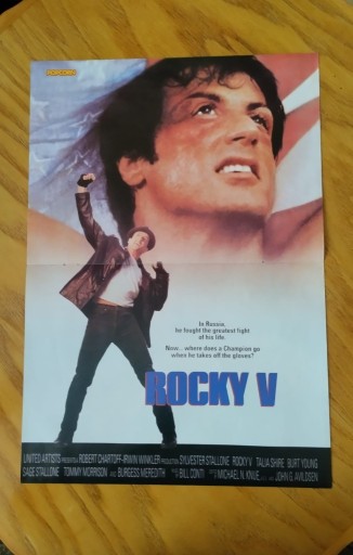 Zdjęcie oferty: Rocky V Stallone / M. Muller-Westernhagen - plakat