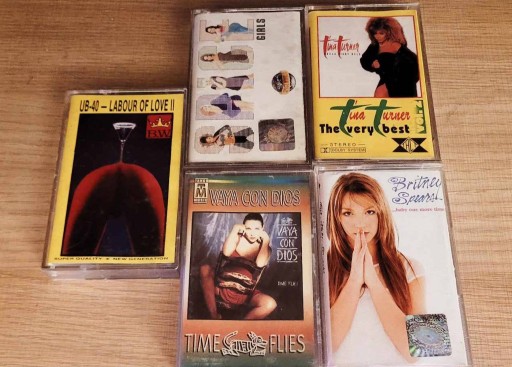 Zdjęcie oferty: Kasety Britney UB40 Spice Vaya Condios Tina Tarner