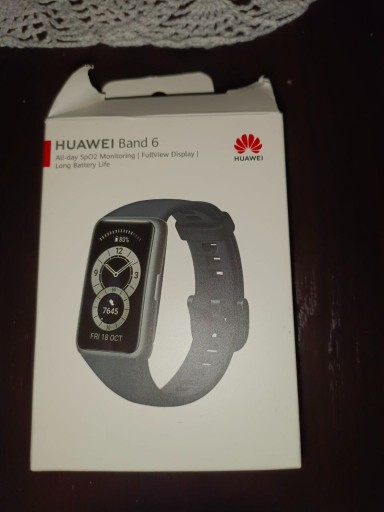 Zdjęcie oferty: Smartband Huawei Band 6 czarny na gwarancji