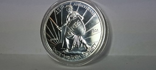 Zdjęcie oferty: 35th anniwersary PCGS. 1 uncja srebra 999