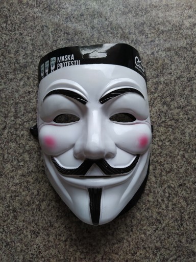 Zdjęcie oferty: Maska z tworzywa, na całą twarz Vendetta