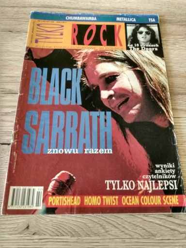Zdjęcie oferty: TYLKO ROCK NR 2 Luty 1998 (78) wkładka THE DOORS 