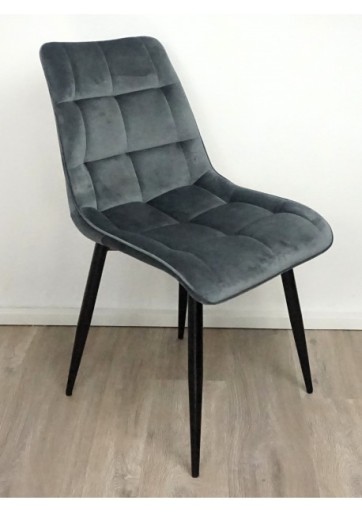 Zdjęcie oferty: 4 Krzesła Chic Velvet Bluvel 14 Szare  - NOWE
