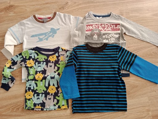 Zdjęcie oferty: 4 x bluzka długi rękaw H&M, Carter's rozm. 92-98