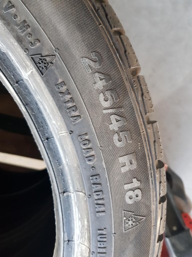 Zdjęcie oferty:  Opony zimowe Continental 245/45 R18