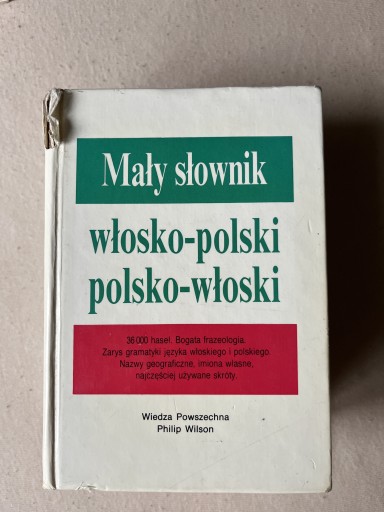 Zdjęcie oferty: Mały słownik włosko - polski  polsko-włoski