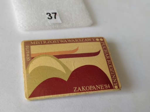 Zdjęcie oferty: Odznaka Mistrzostwa Warszawy zakopane 84 1984 /37/