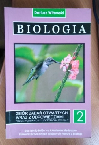 Zdjęcie oferty: Zbiór zadań "Biologia" cz. 2 - Dariusz Witowski