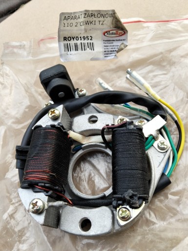 Zdjęcie oferty: Aparat zapłonowy stator 2 cewki chińczyk quad biegówka 110 ccm