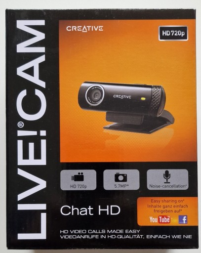 Zdjęcie oferty: Kamerka internetowa CREATIVE LIVE CAM CHAT HD720p