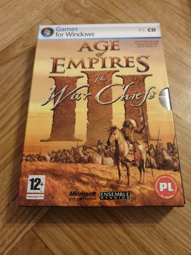 Zdjęcie oferty: AGE OF EMPIRES III 3 THE WAR CHIEFS WYDANIE PREMIEROWE BOX PL PC UNIKAT