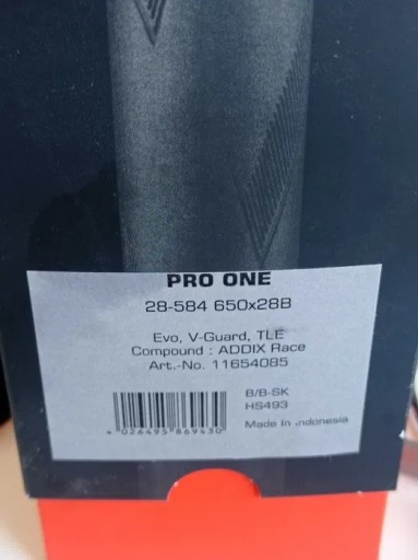 Zdjęcie oferty: SCHWALBE Pro One Tyre 650x28B V-Guard TLE Addix Tu