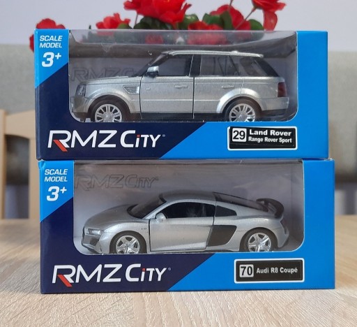 Zdjęcie oferty: RMZ City Audi R8 i Range Rover Sport 1:34 nowe.