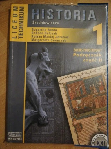 Zdjęcie oferty: Średniowiecze; Historia 1 część 2; Operon