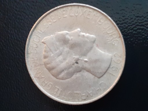 Zdjęcie oferty: Moneta 5 franków Luksemburg 1962