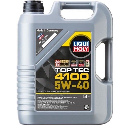 Zdjęcie oferty: Olej LIQUI MOLY TOP TEC 4100 5W-40 5L 9511