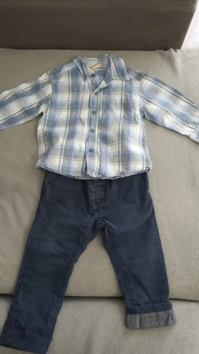 Zdjęcie oferty: Koszula długi rękaw i eleganckie spodnie chłopak80