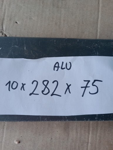 Zdjęcie oferty: Blacha aluminiowa 10 mm Formatka 300x80