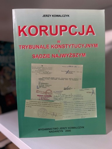 Zdjęcie oferty: Korupcja w Trybunale Konstytucyjnym...