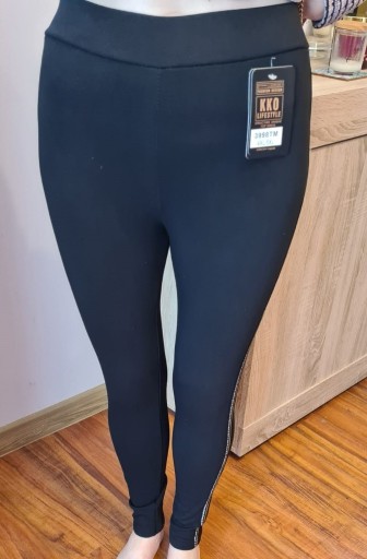 Zdjęcie oferty: Leginsy Spodnie damskie bawełna 4XL/5XL czarne