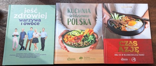 Zdjęcie oferty: Kuchania Środziemno-Polska + Czas na Azje + Jeść..