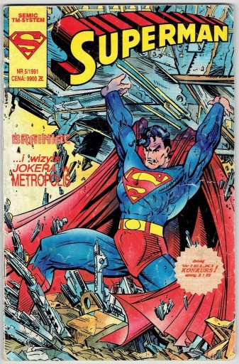Zdjęcie oferty: Superman Nr 5/1991- TM-Semic Brainiac i Joker 