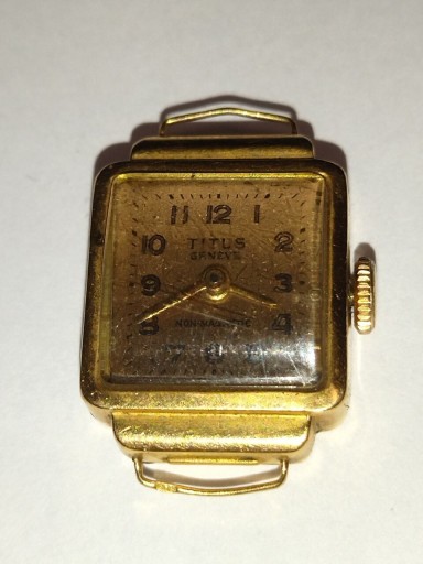 Zdjęcie oferty: Damski Złoty zegarek Titus Geneve  NIEsprawny