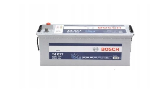 Zdjęcie oferty: Nowy Akumulator Bosch T4077 12V 170Ah 1000A T4 077