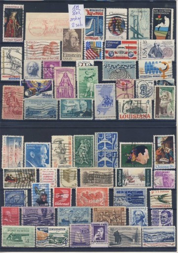 Zdjęcie oferty: USA --zestaw 2 palet znaczków 