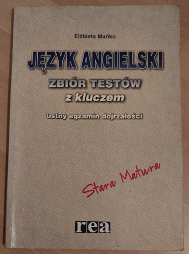 Zdjęcie oferty: Język angielski Zbiór testów z kluczem Mańko 