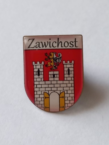 Zdjęcie oferty: Herb miasta i gmina Zawichost przypinka pin wpinka