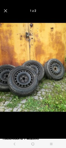 Zdjęcie oferty: Felgi stalowe z oponami zimowymi 16cali 5x112