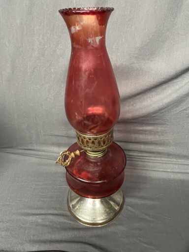 Zdjęcie oferty: Lampa naftowa szkło Stylowe przedmioty vintage