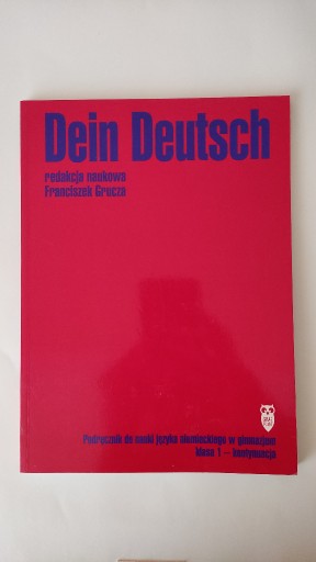 Zdjęcie oferty: Dein Deutsch klasa 1 Podręcznik kontynuacja Grucza