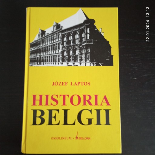 Zdjęcie oferty: Historia Belgii Józef Łaptos