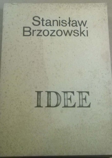 Zdjęcie oferty: Stanisław Brzozowski Idee Wstęp do filozofii dojrz