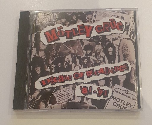 Zdjęcie oferty: Motley Crue - Decade of Decasence 81-91 CD