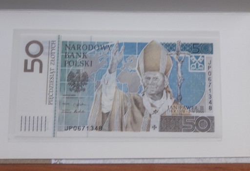 Zdjęcie oferty: Banknot 50zł Jan Paweł II 2006r.
