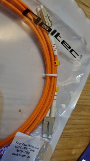 Zdjęcie oferty: Przewód światłowodowy Patchcord Lc-Lc 50/125 2m