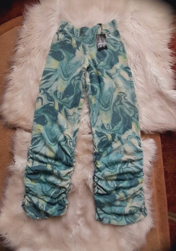 Zdjęcie oferty: Luźne zielone niebieskie spodnie Jaded London r. M