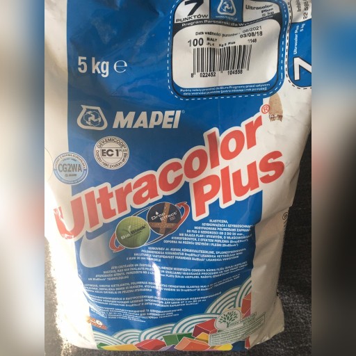 Zdjęcie oferty: FUGA MAPEI ULTRACOLOR PLUS 100 5KG BIAŁY