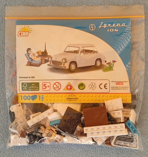 Zdjęcie oferty: Klocki COBI 24553 - Syrena 104 + figurka