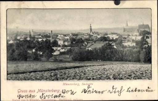 Zdjęcie oferty: ZIĘBICE Munsterberg piękna panorama 1901