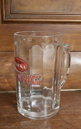 Zdjęcie oferty: Kolekcjonerski szklany kufel z logo piwa WARKA STRONG  poj.300 ml.